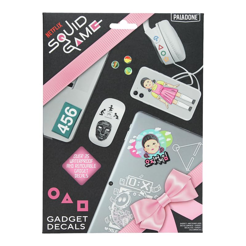 Paladone Squid Game Gadget Decals for Laptop and Phone Case - Image 2