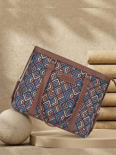 Image of Stylish Tote Bags for Office Use | Laptop Bag 15.6 inch | Purse for Women | Vegan Leather Handbag | Daily & Travel Use |