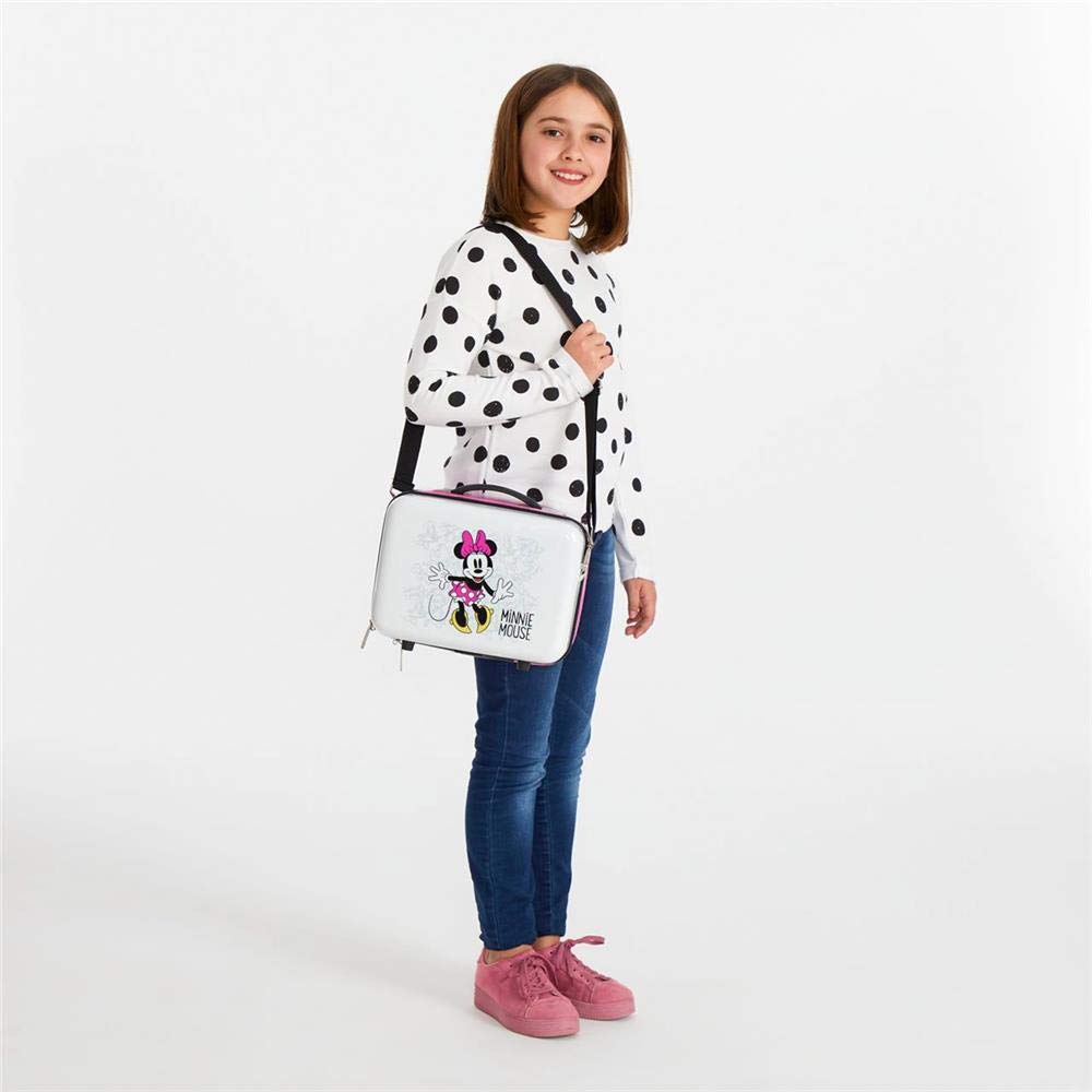 Disney Minnie Enjoy the Day Trousse de toilette adaptable Blanc 29x21x15 cms ABS