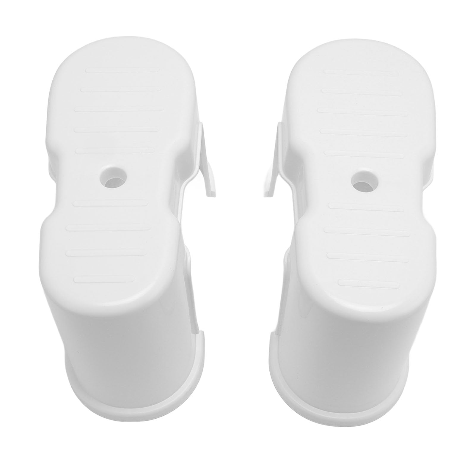 AMONIDA Taburete para Inodoro, Soporte Estable de Plástico, Taburete Grueso para Baño, Paquete de 2