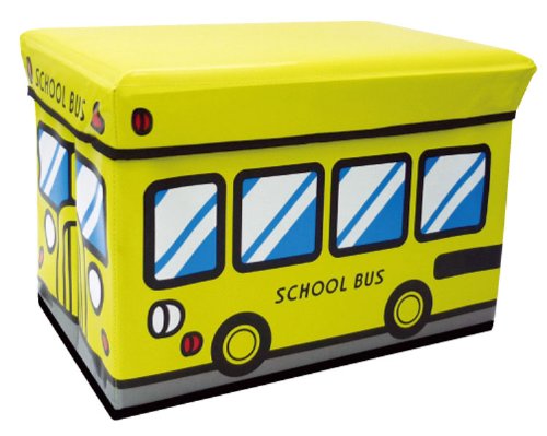 Storage box stool school bus