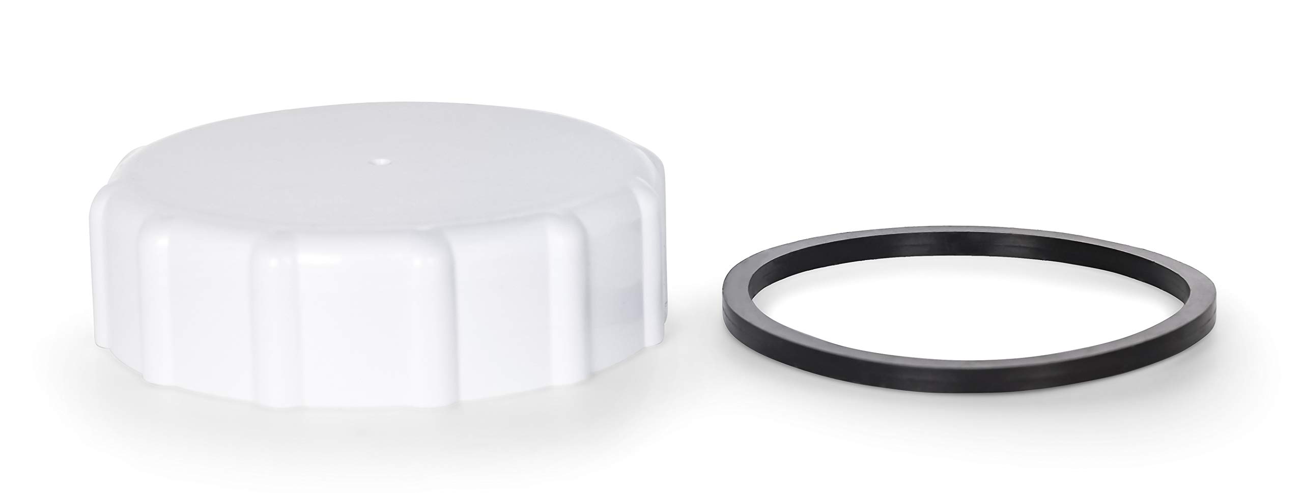 Camco Replacement Fill Cap for Use with Camco Premium Travel Toilets (Models 41535, 41544) - Creates a Tight Seal to Prevent Water Leaks (41532)