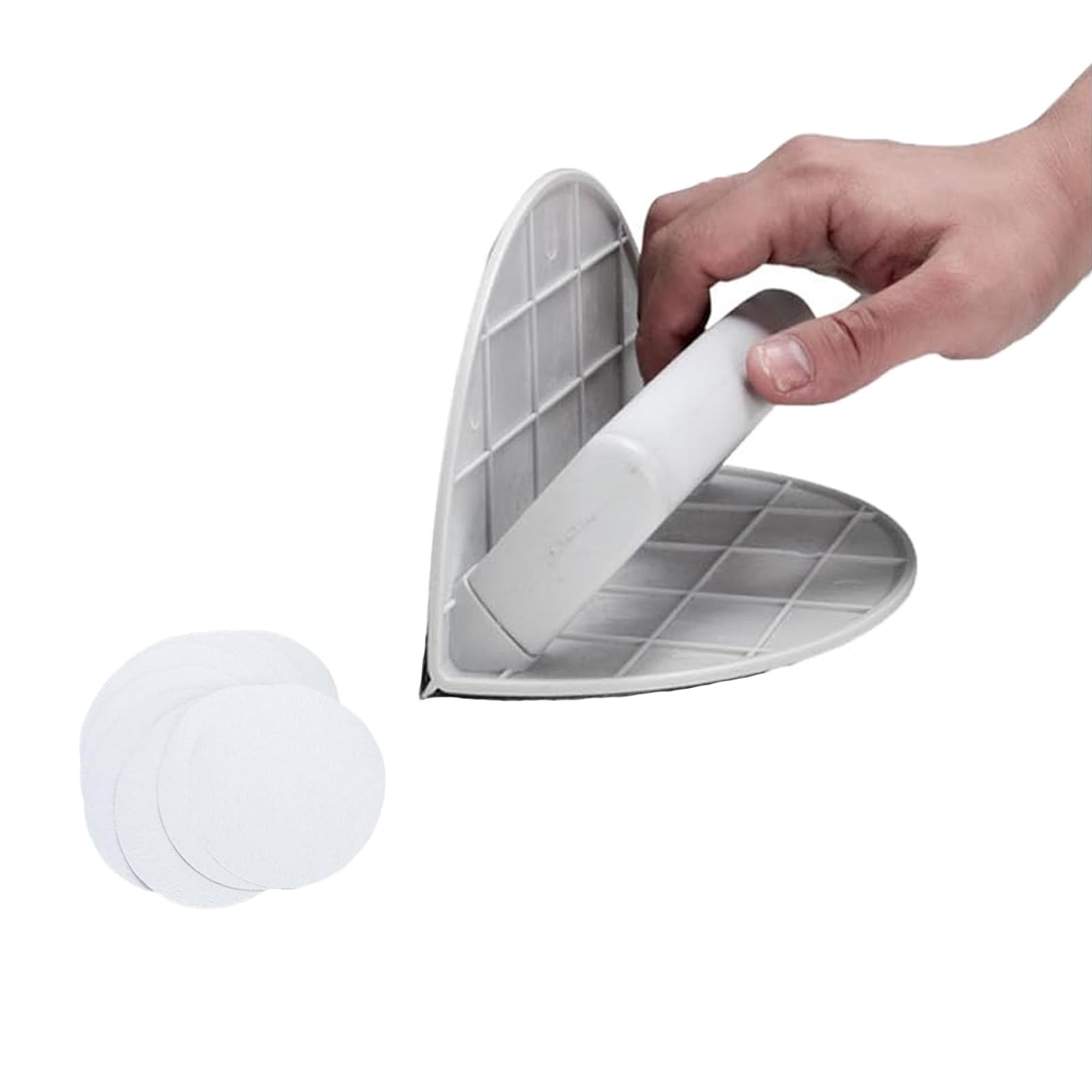 Sander, Wall Sander with 10 Sandpapers Ideal for Tight Corners and Curves for Wall Smoothing Drywall Woodworking Home Renovation
