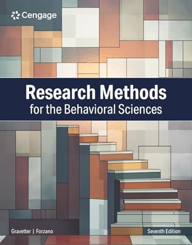Research Methods for the Behavioral Sciences (MindTap Course List)