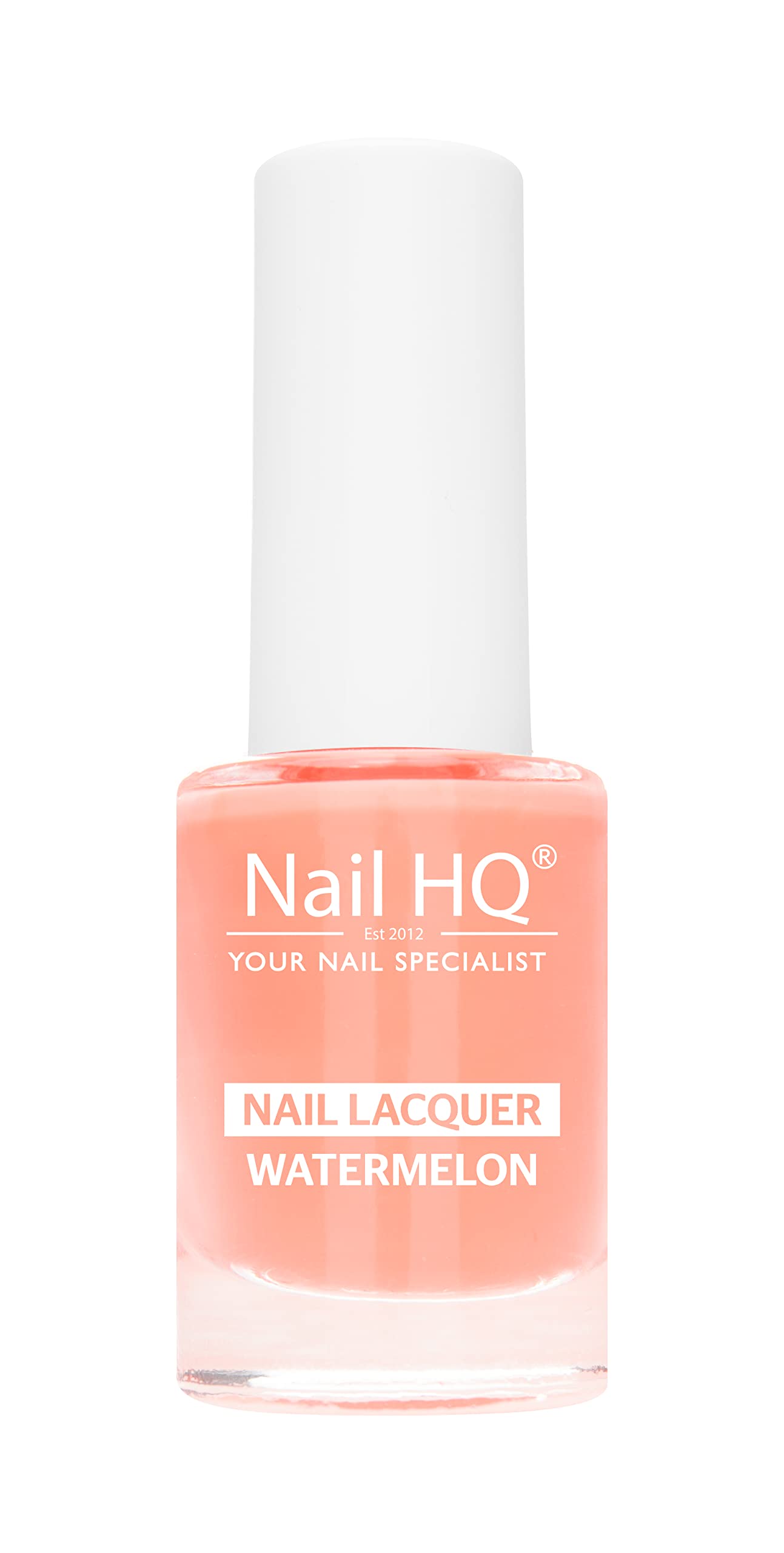 Nail Polish, Watermelon – 10ml Highly Pigmented Vegan Nail Lacquer – Glossy High Shine, Smooth Application & Cruelty-Free