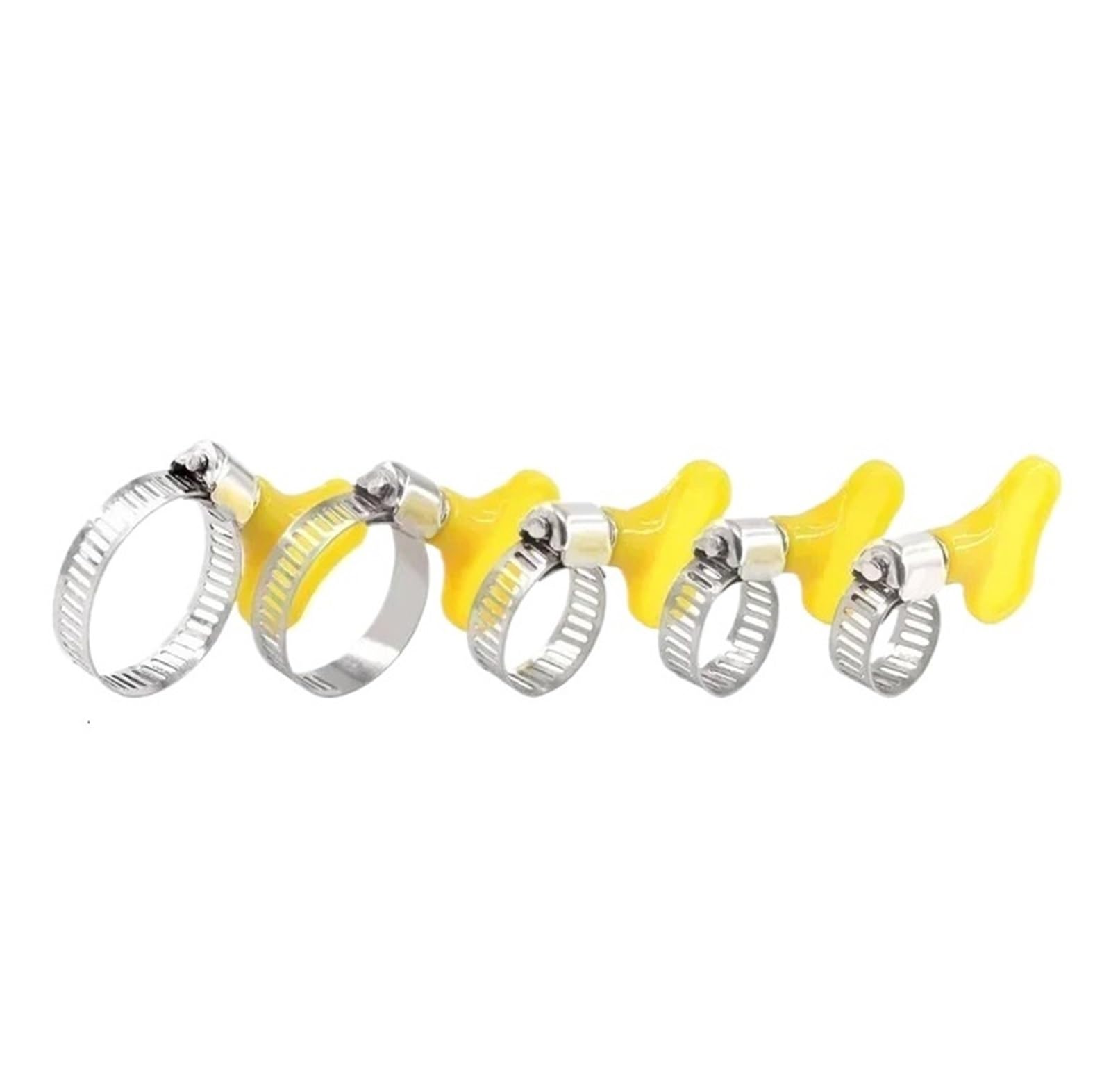 Nodrest One Color 52Pcs 8-38Mm Adjustable Stainless Steel Screw Band Hose Clamps Car Fuel Pipe Clamp Worm Gear Clip