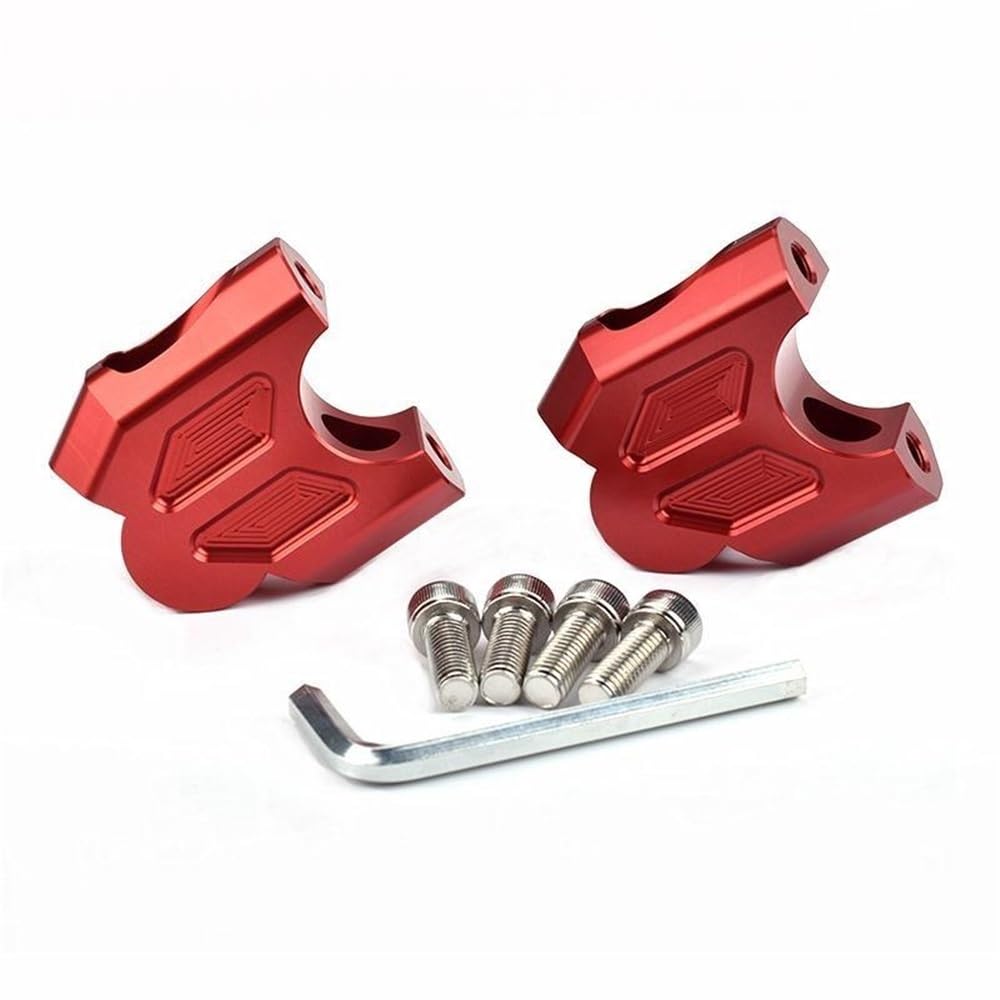 Réhausseur de guidon VOGE 350AC/525R rouge - Adaptateur de montage arrière de moto