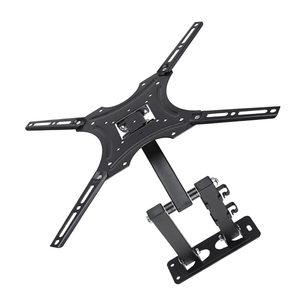 iplusmile Staffa Tv Parete Regolabile con Rotazione e per Monitor LCD LED Supporto Estensibile con Gestione Integrata Montaggio Facile e