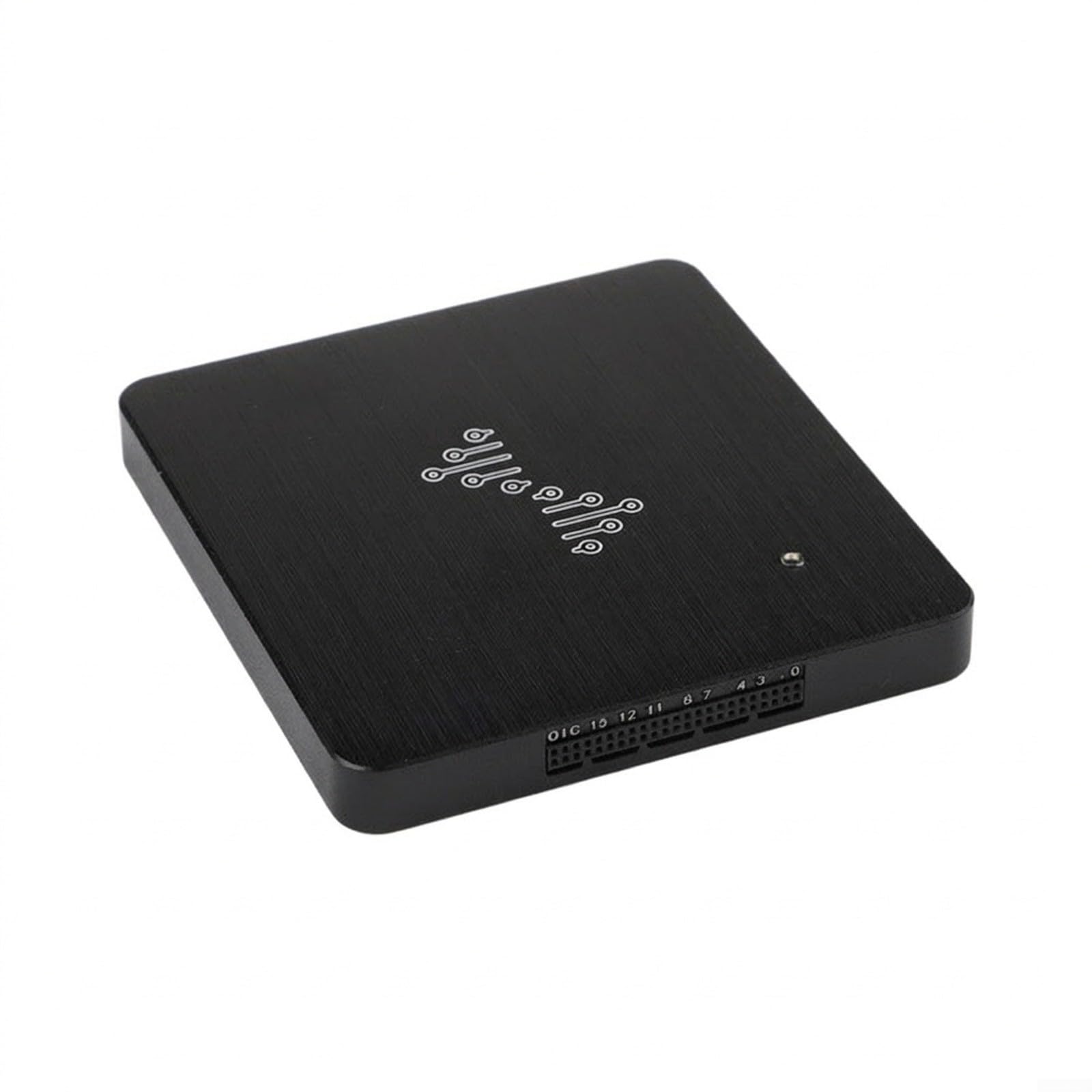 DSLogic U2Basic Logikanalysator 16 Kanäle 100 MHz Bandbreite 1,6 Gbps Abtastrate 256 Mbit Speicher USB Protokollanalyse für Ingenieure Techniker Entwicklung Diagnose Schwarz