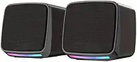 Caixa de Som PC USB RGB Compacta e Potente Conexão P2 e USB para TV Notebook - Caixinha de Som Premium®