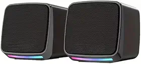 Caixa de Som PC USB RGB Compacta e Potente Conexão P2 e USB para TV Notebook - Caixinha de Som Premium®