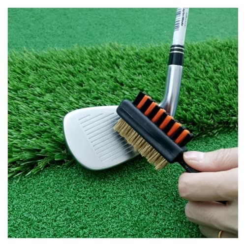 Evita golpes desviados usando este cepillo para palos de golf portátil 8
