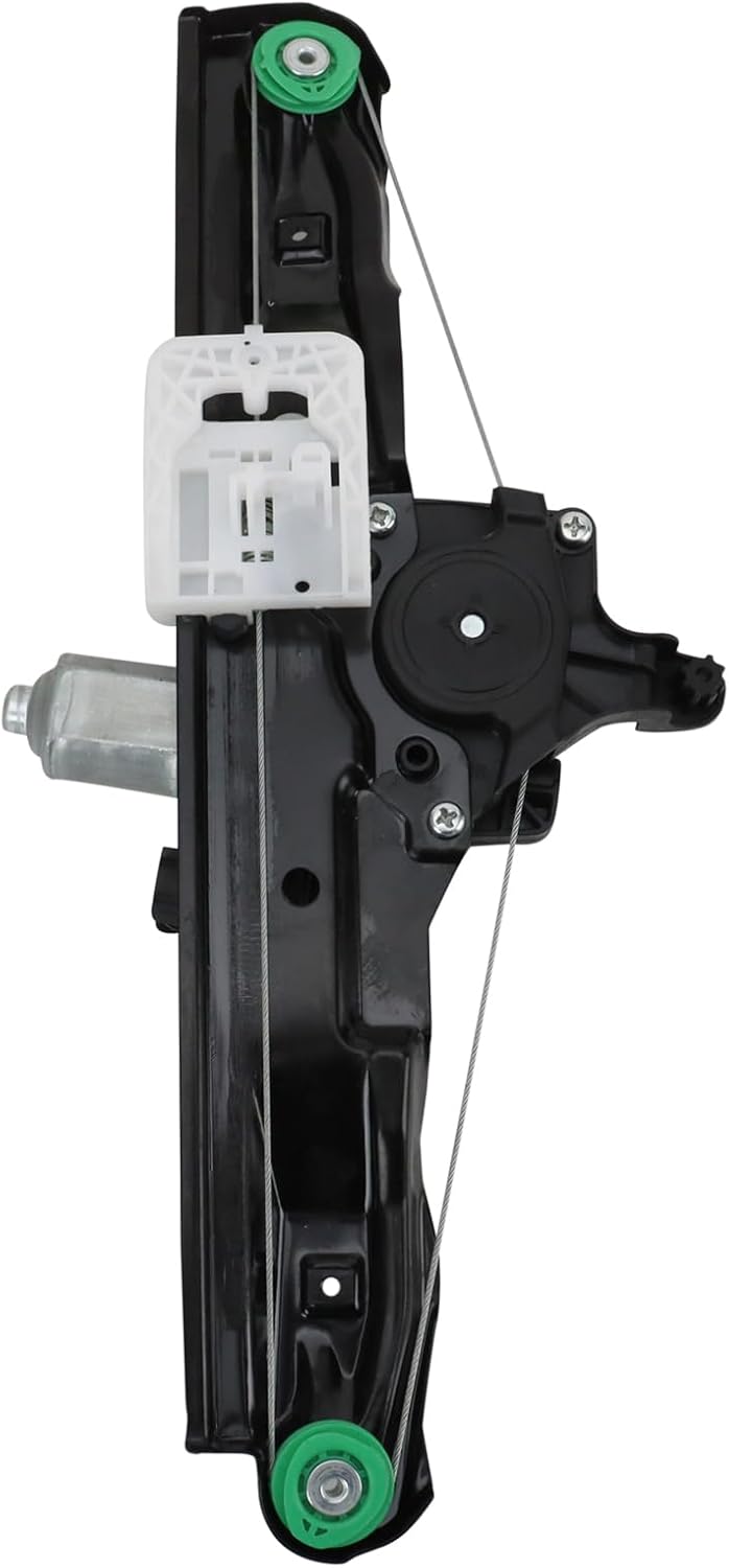 TRQ Rear Right Power Window Regulator & Motor Assembly Passenger Side Compatible with 2012-2018 Ford Focus