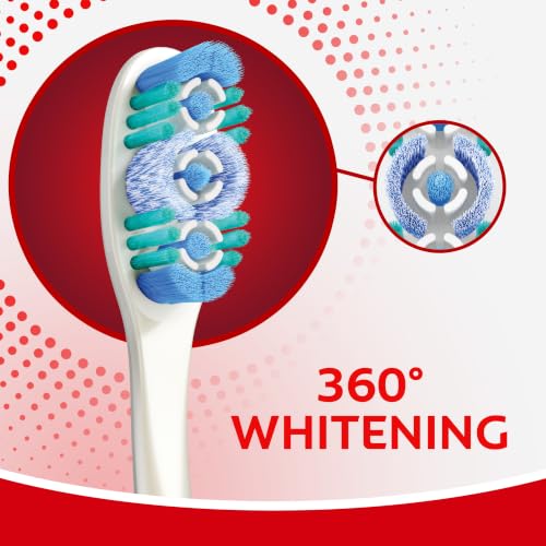 Image of Soft , Pack 1 : Colgate 360 Optic White Full Head Toothbrush, Soft