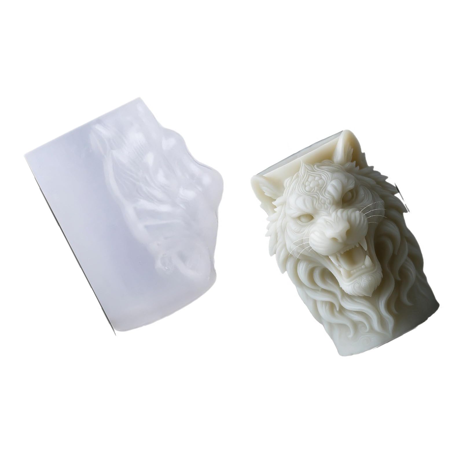 Alksubbm Head Cylindrical Silicone Mold Multipurpose Silicone for Soap Home Decoration Epoxy Resin Elastomer Cast