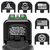 Aluminum Rear Slide Cover Plate for Gen 1-5 Glock 17 19 19X 22 23 26 27 34 44 45 9mm/.357/.40 S&W/.45 Accessories, Psalm 144:1