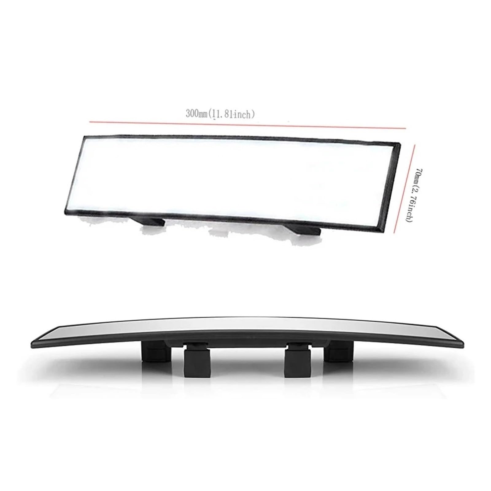 Espejo retrovisor Interior Universal, antirreflejo, Gran Angular, Convexo, para Coche y Asiento Infantil.