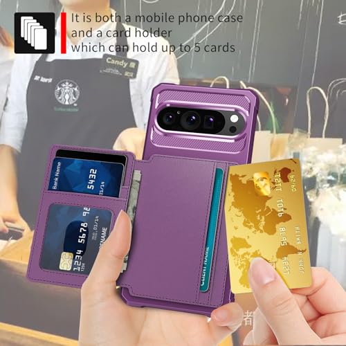 Funda libro Google Pixel 9 Pro morada para organizar tu día a día 5