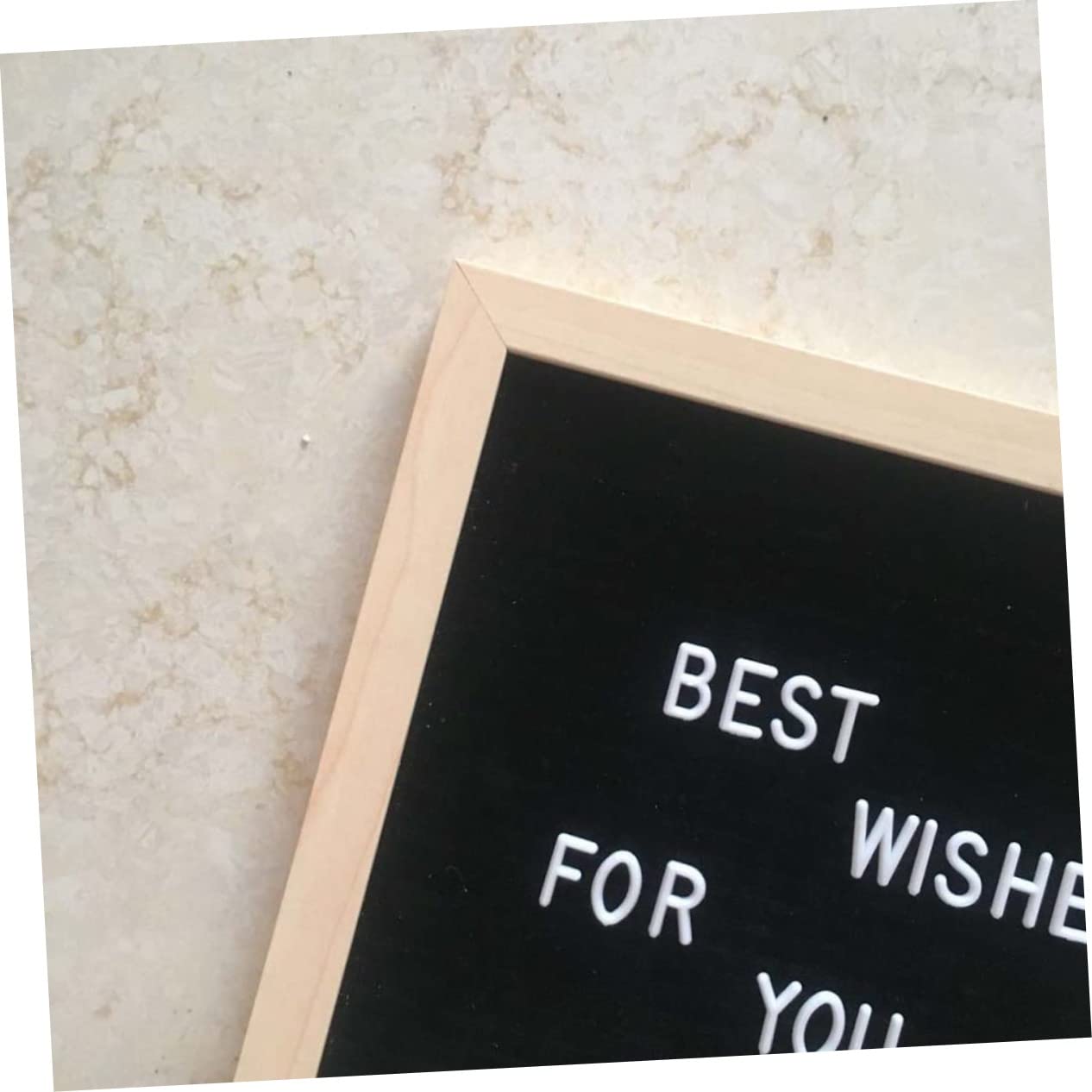 Lurrose Letter Board Sign Felt Letter Board Felt Message Board Letter Boards Black