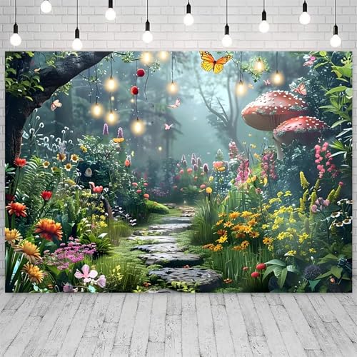 Fondo Fotográfico Bosque Encantado 10x8ft miniatura 3