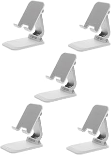 UKCOCO Suporte Dobrável Para Celular Com 5 Peças Suporte Para Mesa Multifuncional Suporte Para Celular Suporte Para Smartphone Suporte Para Laptop Suporte Para Tablet Para Mesa