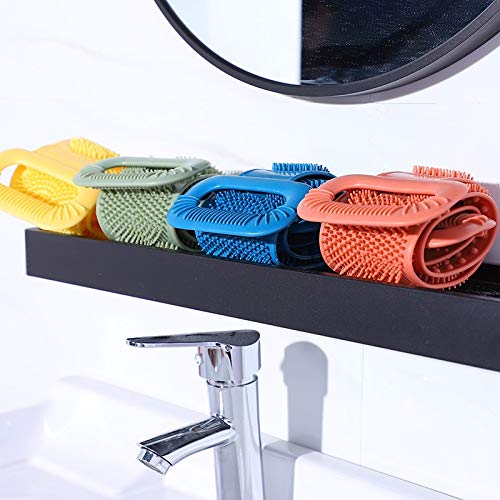 Toallas de baño exfoliantes Depurador de Espalda Esponja Suave Toalla de baño Cepillo Cinturón Masaje Exfoliante Corporal para Ducha Limpieza Corporal Baño Correa de Ducha Toalla Exfoliante