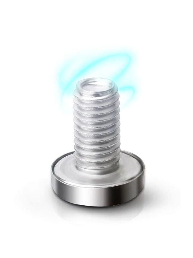 MroMax Stainless Steel Sign Holders - 12mm X 20mm Wall Mount Standoff Screws For Glass & Acrylic Signs (2-Pack)