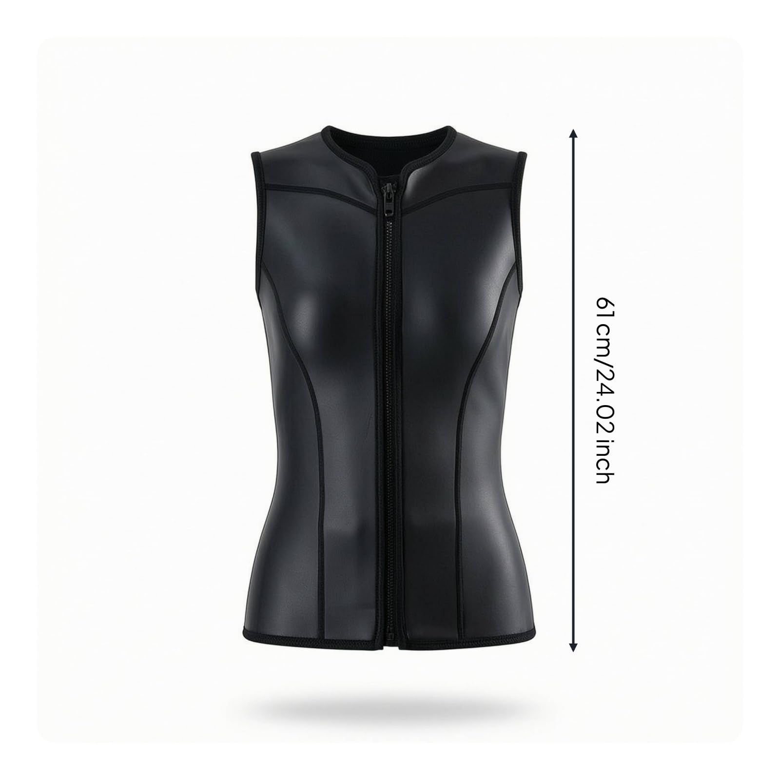 TISHITA Shorty de Plongée Néoprène 2 Mm Short de Bain Aquatique Pantalon Thermique Collant de Natation Tissu Lisse Élastique Performance Polyvalente Coutures, XL, My127 Vest