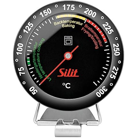 Silit Sensero Backofenthermometer analog, Ø 6,2 cm, Edelstahl Cover