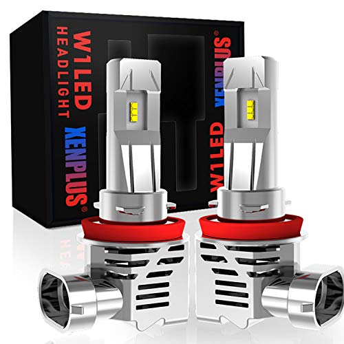 XENPLUS 2PCS H11 / H8 / H9 Led Headlight Bulbs, 55W 13000Lm Extremely