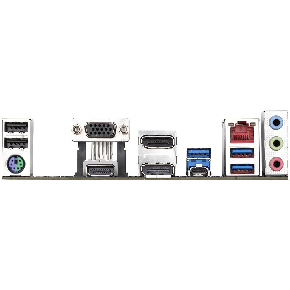 GIGABYTE B760M DS3H Carte Mère - Compatible avec Les processeurs Intel Core 14e génération, VRM numérique 6+2+1 Phases, jusqu'à 7600MHz DDR5 (OC), 2X PCIe 4.0 M.2, LAN 2.5GbE, USB 3.2 Gen