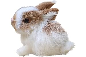 Mini Simulation Rabbits: Lifelike Plush Companions for Home and Décor