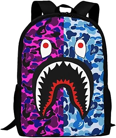 Camouflage Shark Face Pattern 