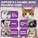 Cat Calming Pheromone Diffuser, Cat Anxiety Relief Diffuser Plug in Calmer with 2 Diffusers & 4 Refills, Reduce Cat Anxiety, Cat Fighting, Urine Marking, Scratching & Stress 48ml/Bottle for All Cats