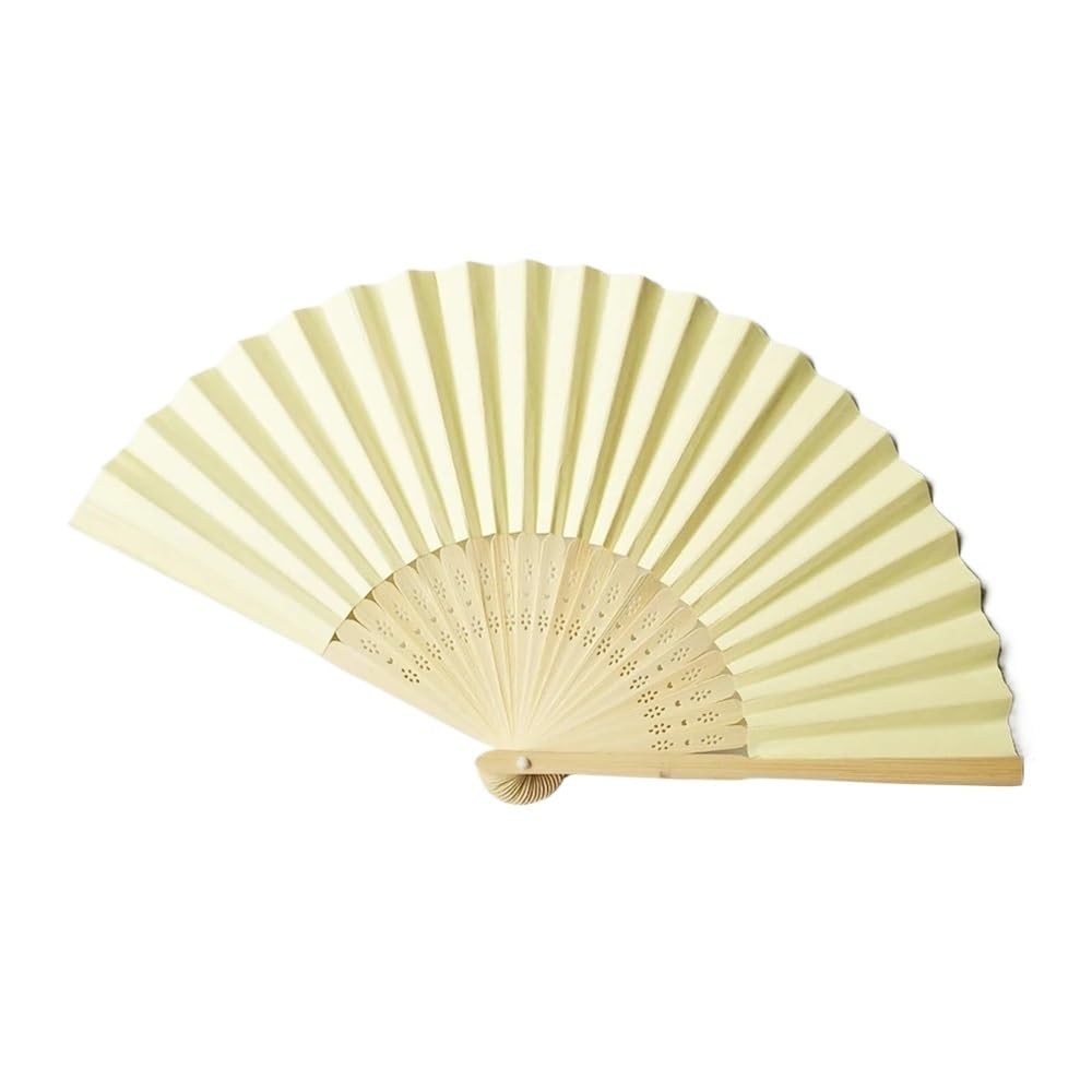 Jobaojiang Customizable Folding Paper Fans – Personalized(5117 No Personalise,40PCS)
