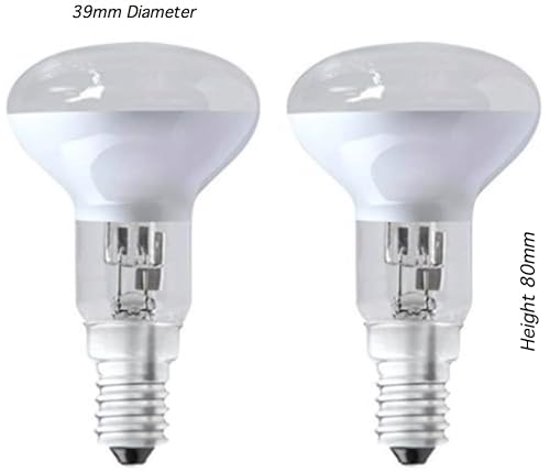 Pack of 2 Energizer 20W (=25W) Traditional Bulbs, R39 Reflector, 100% Dimmable Lamps, E14 SES, 235lm, 2700K Warm White (Twin Blister Pack) S11953 - Not for Use in Lava Lamps - 80mm Long x 39mm Dia - Image 2