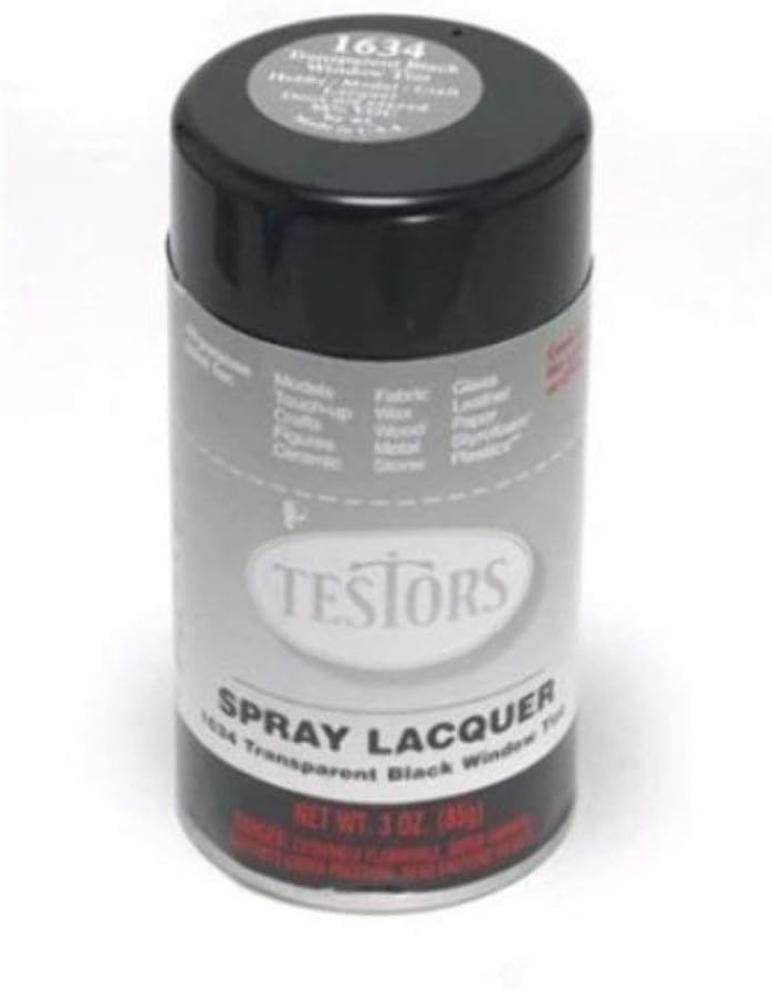 TESTORS Corporation Boys 1634T Spray with Custom Window Tint, 3 oz, Transparent/Black