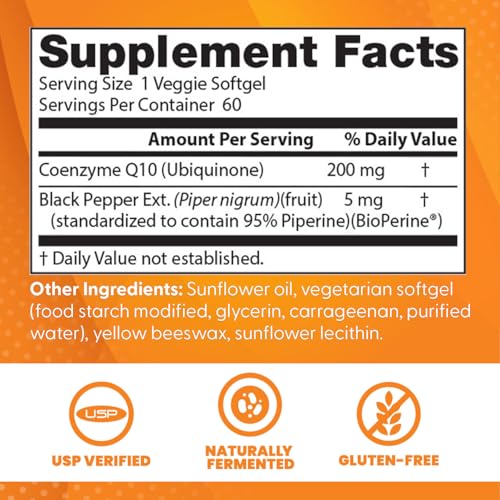 Image of Doctor's Best High Absorption COQ10 with Bioperine 200 mg 60 Softgels