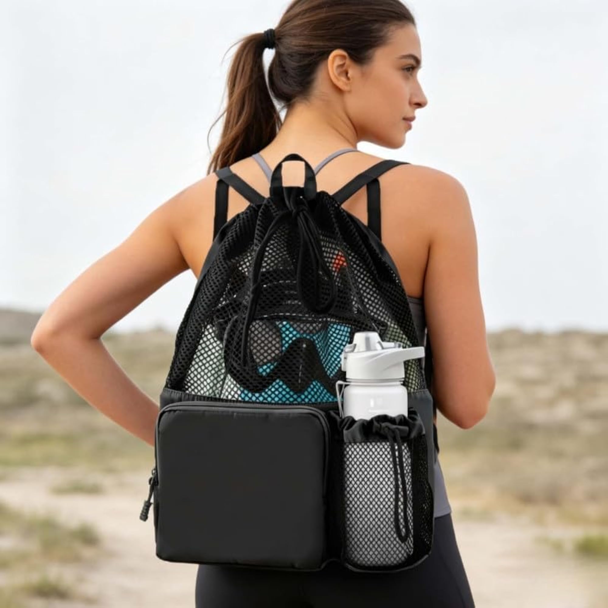 Multipurpose Mesh Durable Bag, Large Capacity