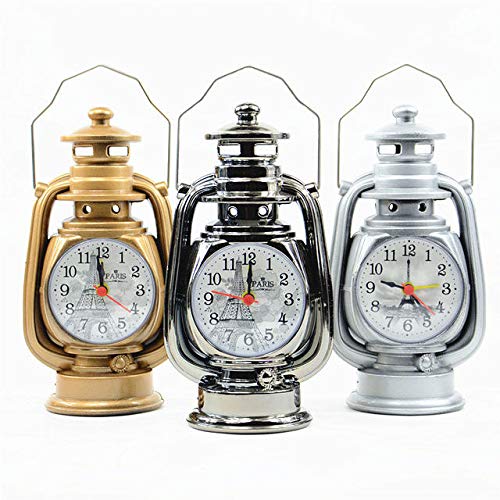 Buy Kewholesale Creative Retro Table Oil Lamp Alarm Clock Clock Desktop