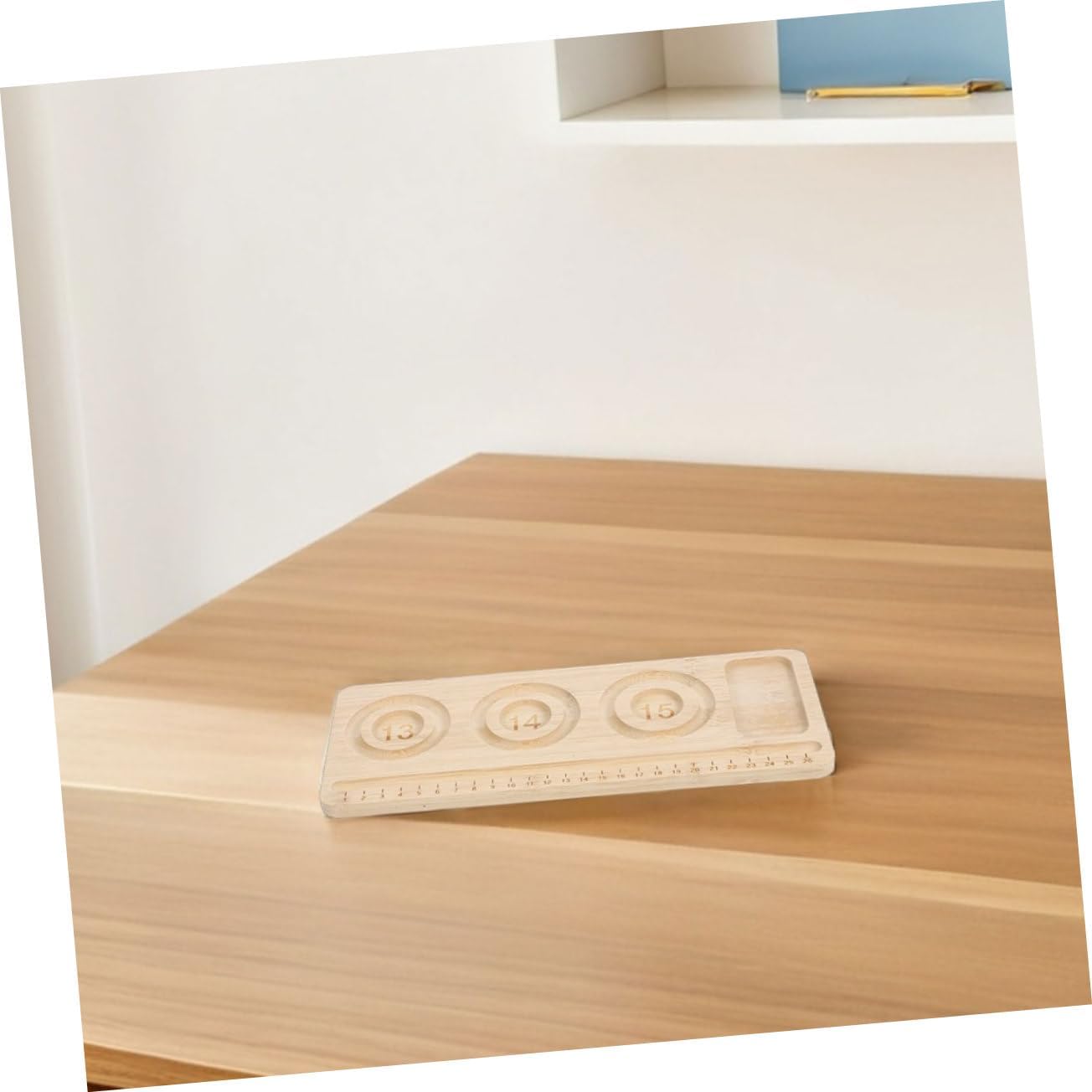 VILLCASE 2pcs Beaded Plate Jewelry Making Bead Board Bracelet Making Tray Bracelet Tray Bracelet Making Board with Bead Slots Bracelet Making Holder Board Bracelet Bead Board Beige Wood