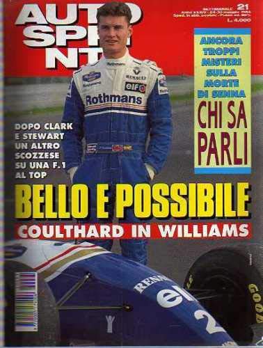  Autosprint Auto Sprint 21 Maggio 1994 Coulthard, Mosley, Byrne, Mansell