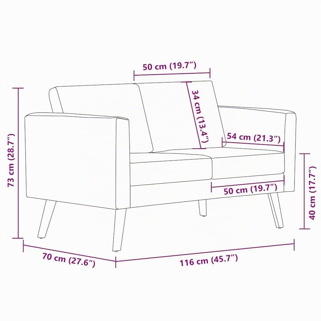 vidaXL Ensemble de canapés à 2 Places et à 3 Places Tissu Gris foncé