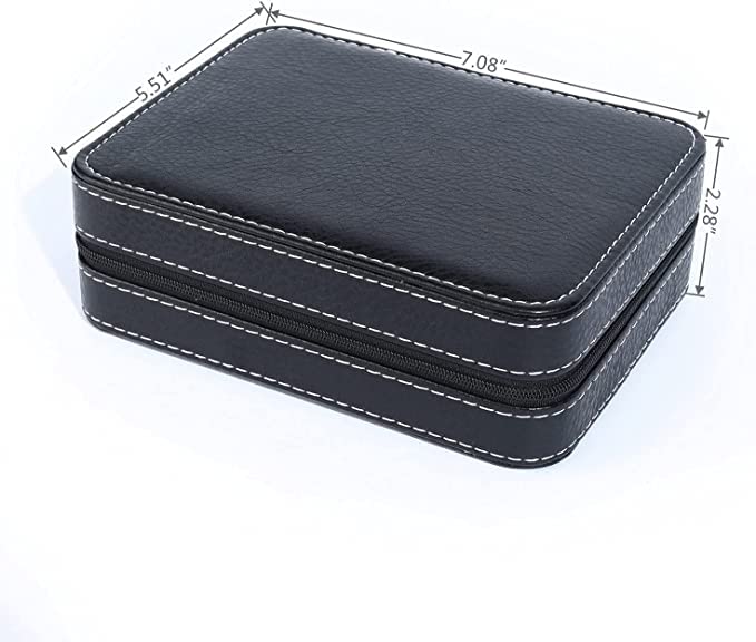 Mezzotek Travel Watch Case Zipper Watch holder Carrying Case for Watch