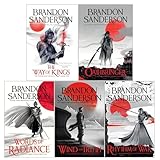 The Stormlight Archive Series 5 Books Collection Set by Brandon Sanderson (The Way of Kings, Words of Radiance, Oathbringer, Rhythm of War, Wind and Truth)