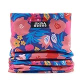 Skida Alpine Neck Warmer - Colorful Fleece Lined Neck Gaiter for Skiing, Snowboarding, Winter Fashion (Red)