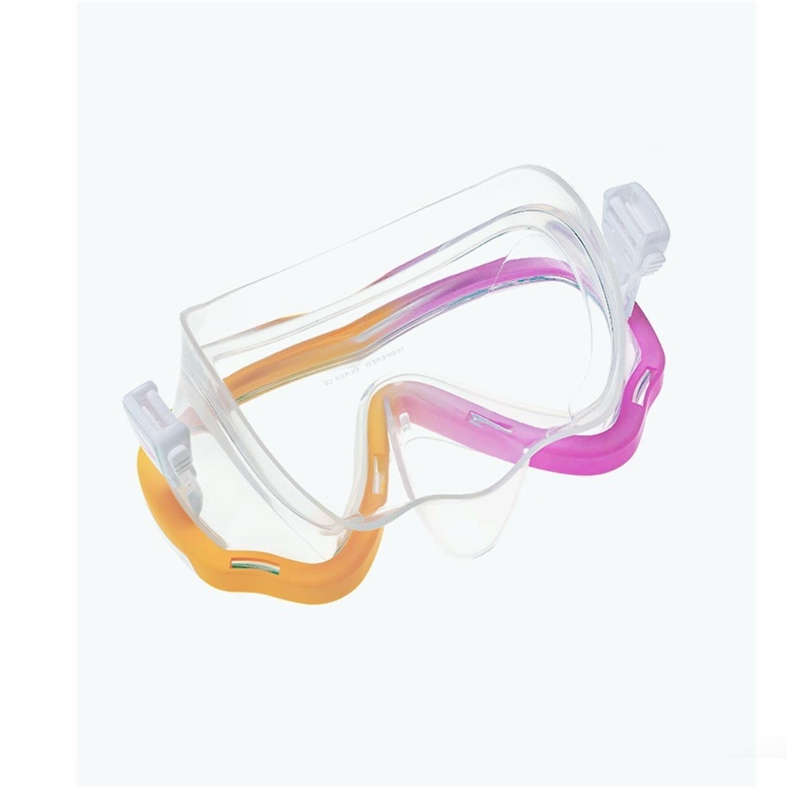 Buceo Máscara de Buceo y Snorkel Gafas de Buceo Gafas de natación Juego de Tubos Easy Breath Máscara de Snorkel Kit de de Buceo(Red)