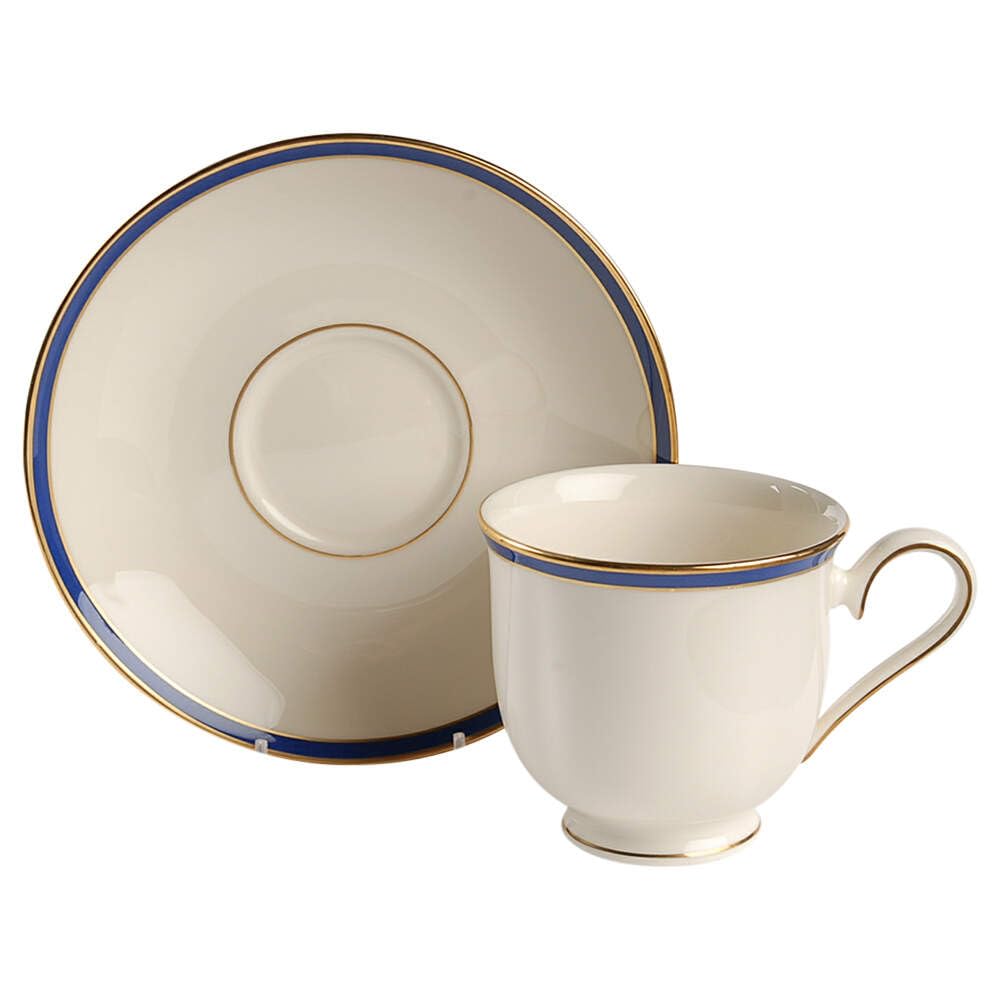 Tasse a thé et soucoupe Lenox Urban Twilight pour partager des moments doux