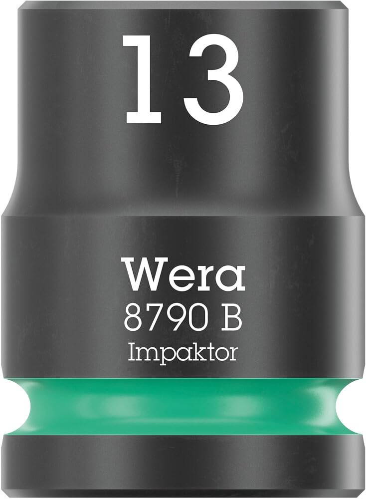 Wera 9724 Depósito de espuma juego de carraca 8010 B Zyklop Comfort Set 1, 3/8", 16 piezas