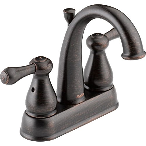 Delta Faucet 2575LF-RBMPU Leland, Two Handle Centerset Bathroom Faucet, Venetian Bronze